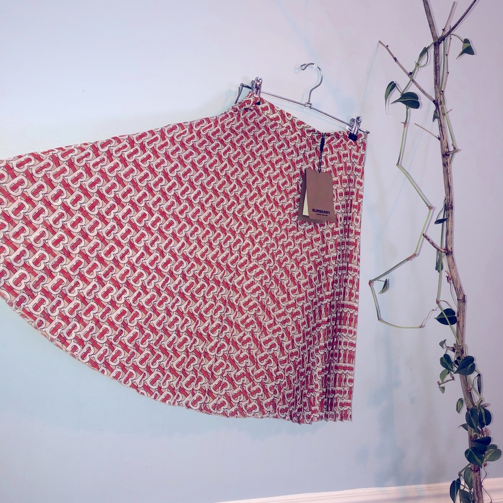 Beautifully pleated Burberry skirt